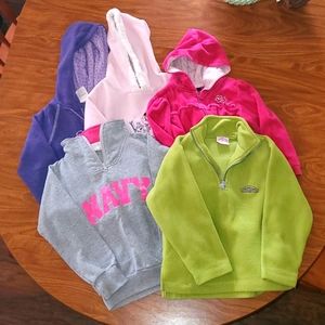 Bundle of sweatshirts- size 5 little girl